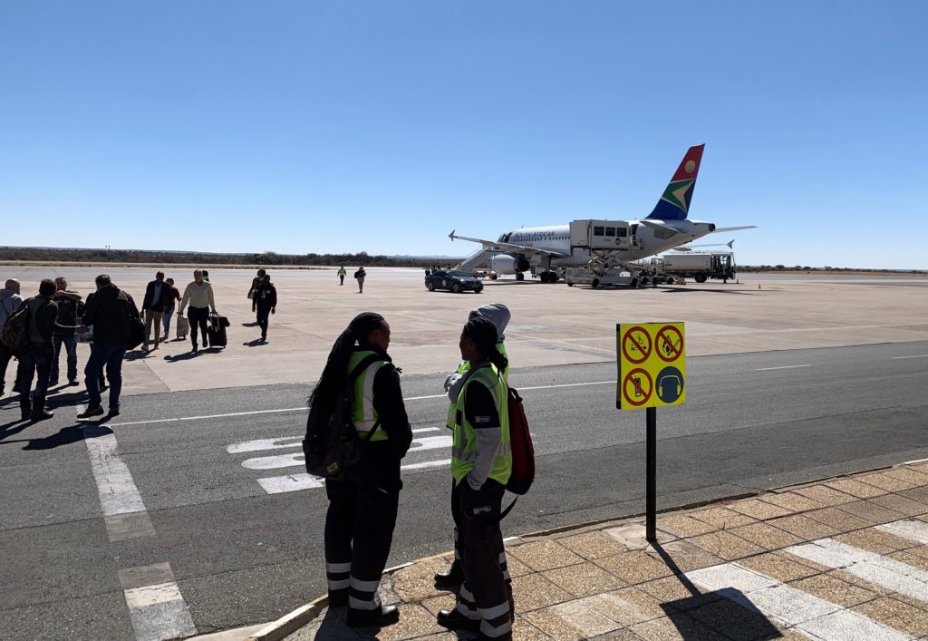 The tarmac at Windhoek Airport