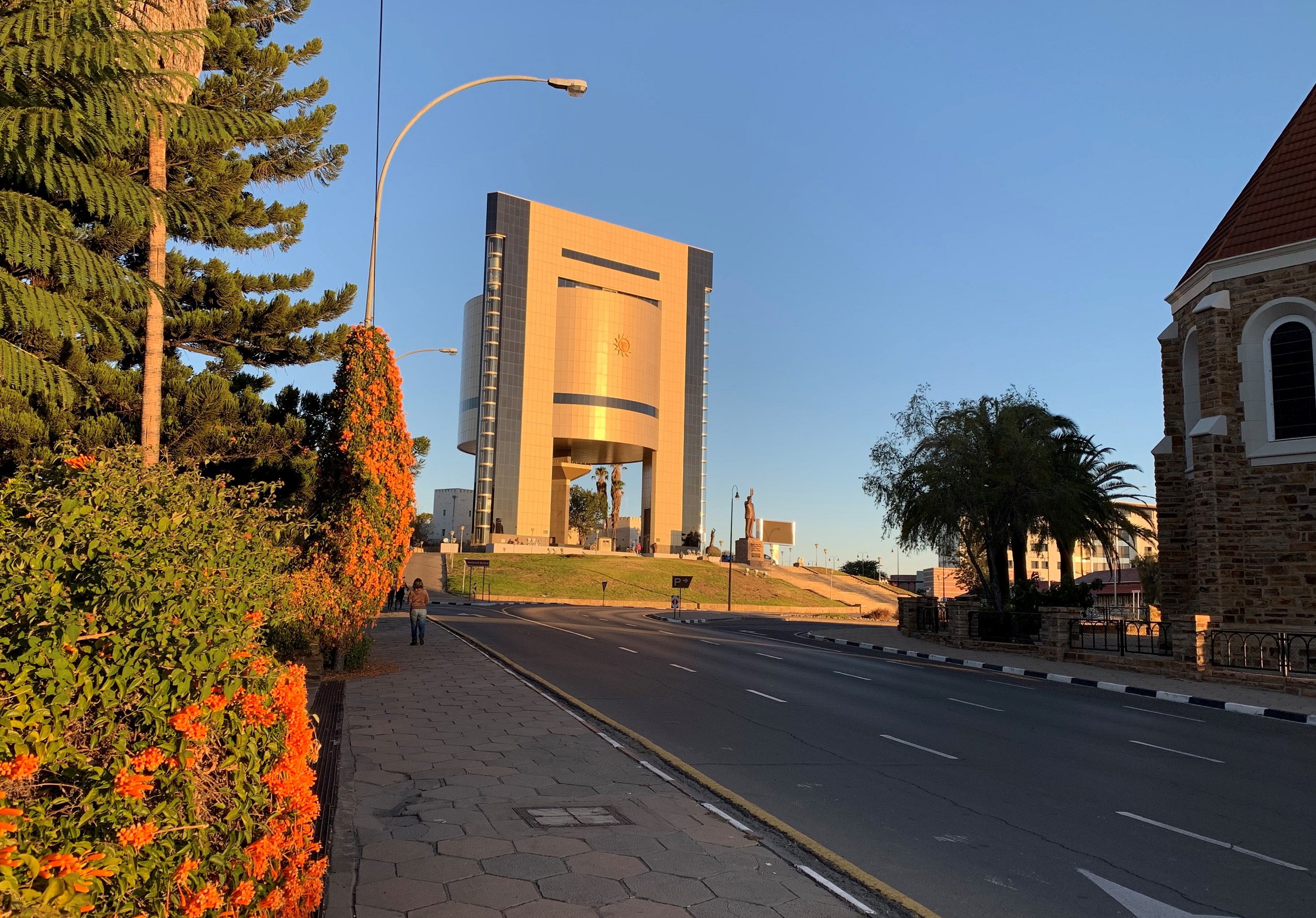 Windhoek the capital city of Namibia Onward from 1°N