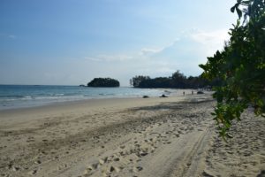 The Bintan beach is very wide